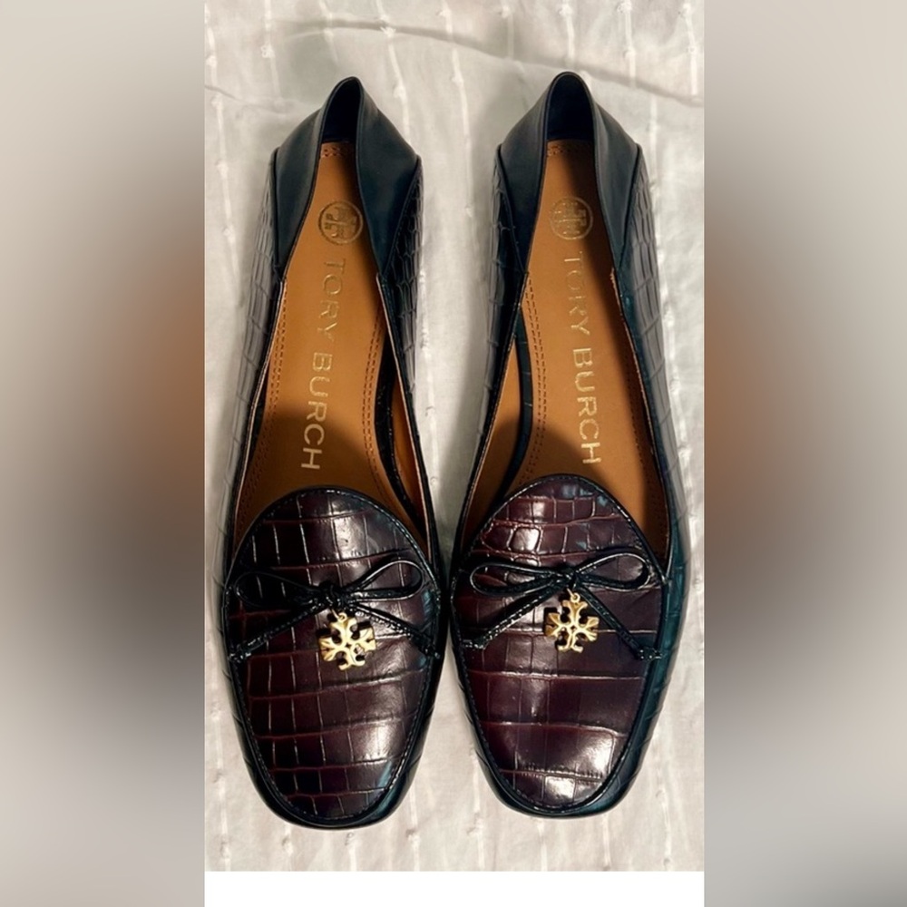 Tory Burch Charm Loafers‎ Size 6M Leather